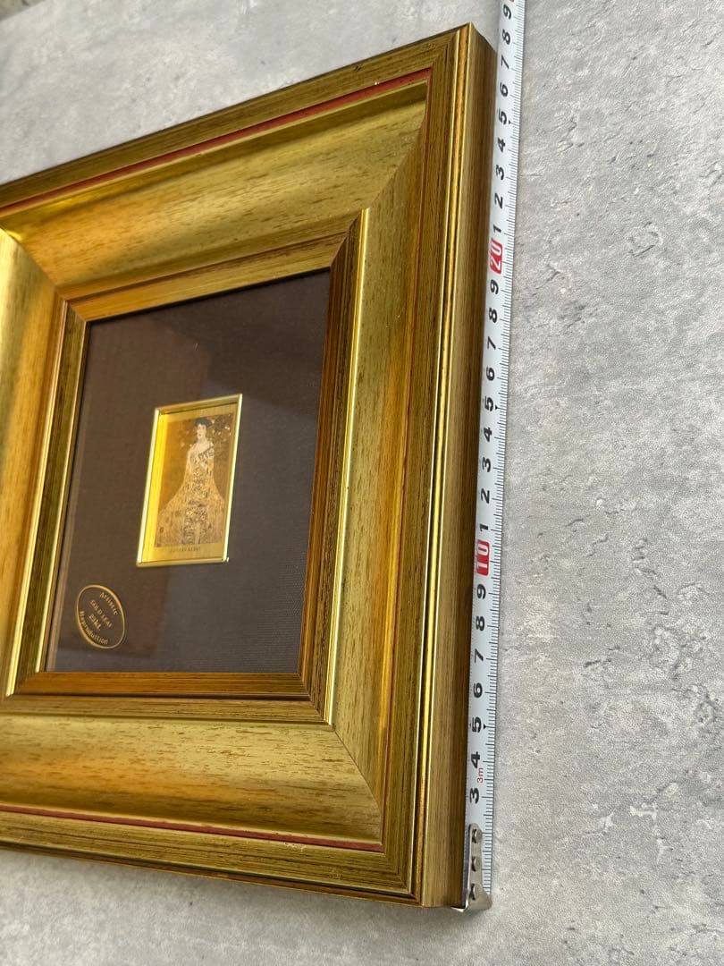 グスタフ・クリムト 3Dアート 額縁 ゴールド