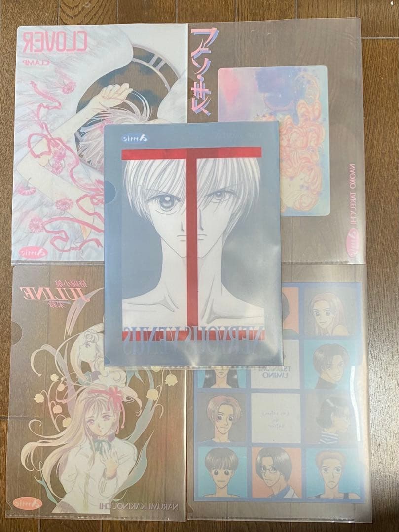 レア】全種セット　amie クリアファイル　早稲田ちえ　武内直子