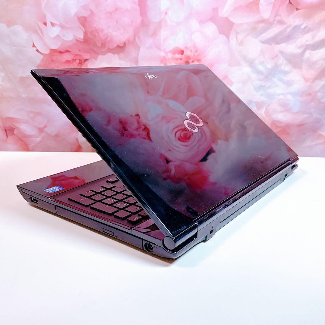 新品SSDで爆速✨windows11 ノートパソコン✨オフィス カメラ 黒