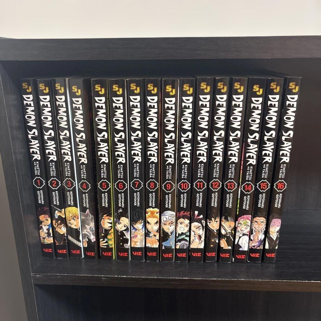 鬼滅の刃 全巻 1巻から16巻 英語版