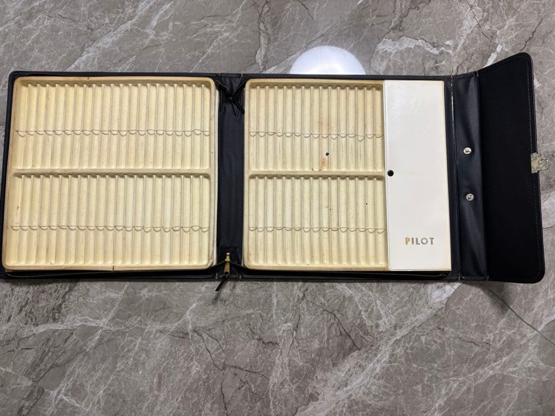 最安値<希少> PILOT 非売品1960's万年筆　営業バック　ヴィンテージ