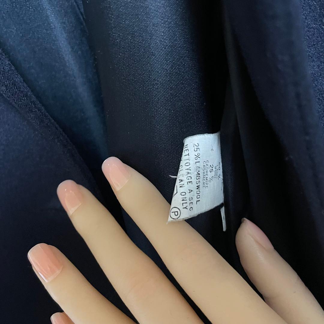 Burberry チェスター　ダブル　レディース　コート　金ボタン　ネイビー