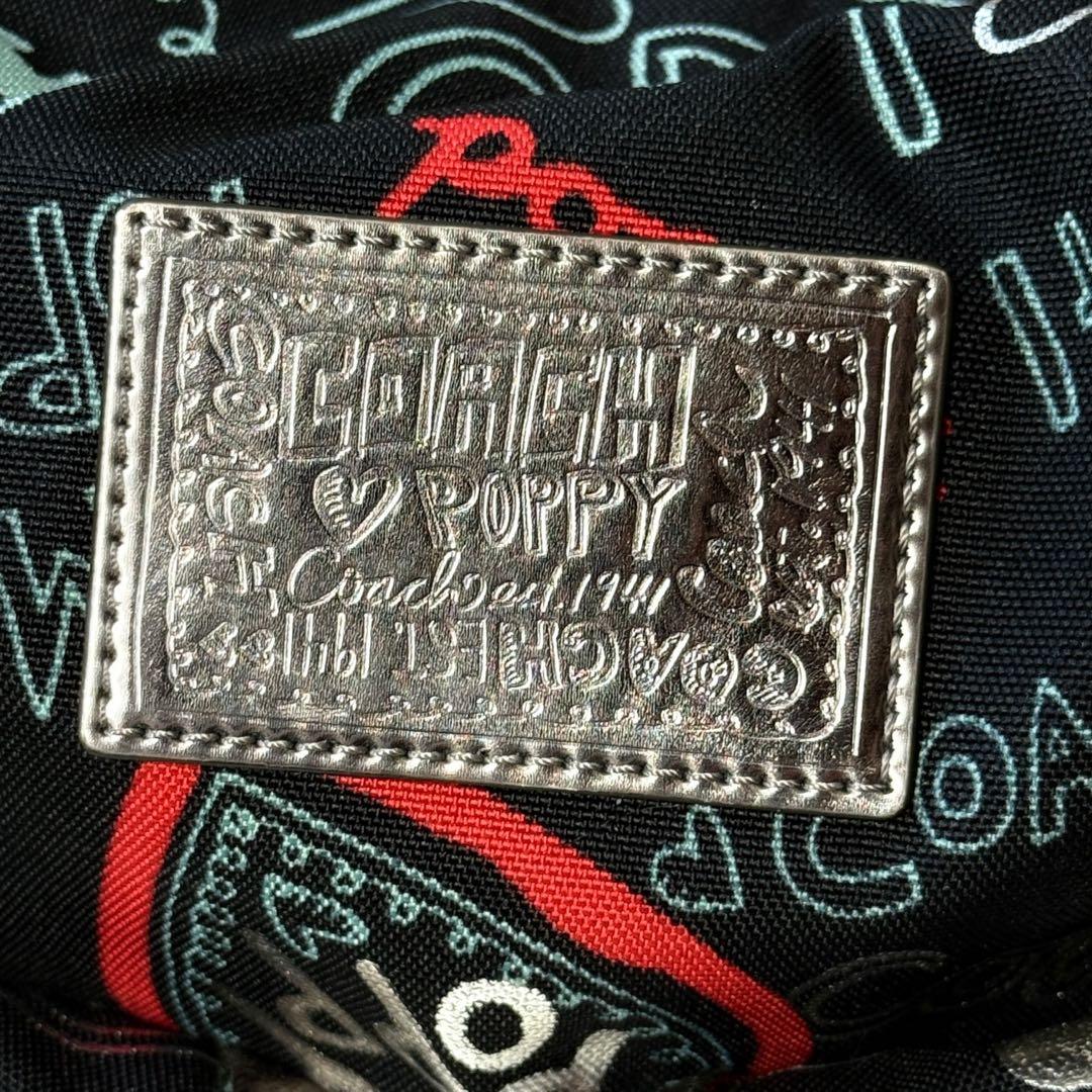 未使用級美品✨COACH POPPYマルチカラー ワンショルダーバッグ y2k