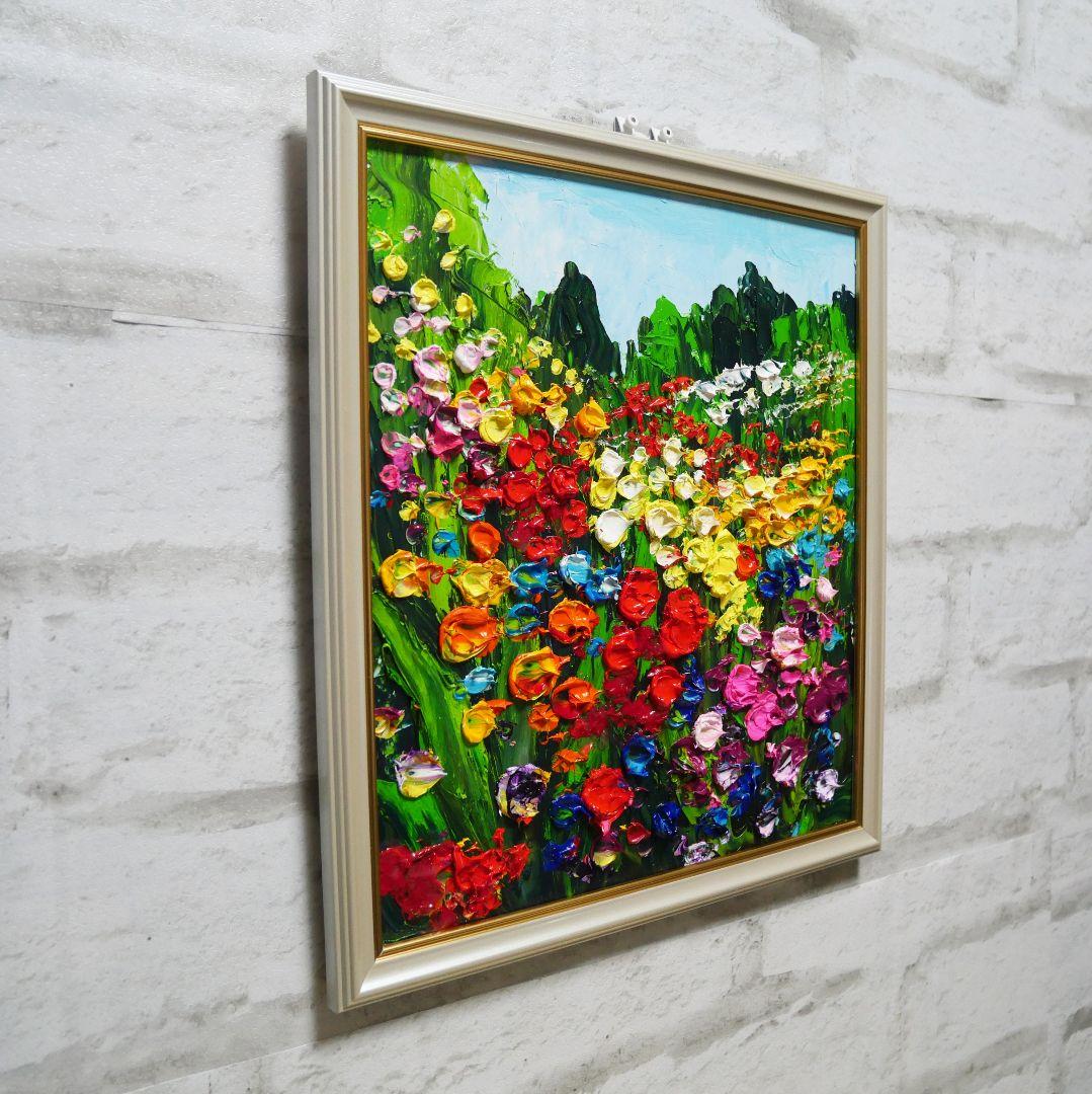 油絵 絵画 【Wild flowers】