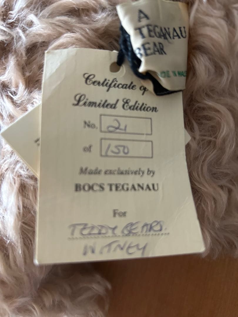 イギリス　作家品　テディーベア