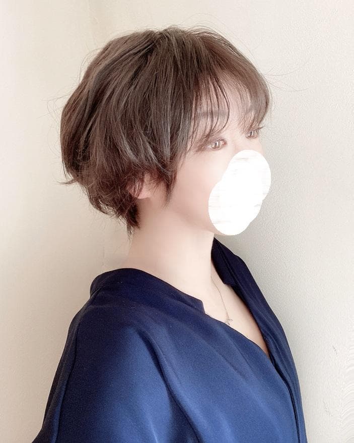 ミント　リネアストリア「天使のカジュアルショート」ダークブラウンM