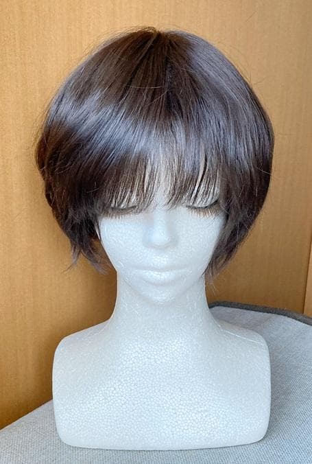 ミント　リネアストリア「天使のカジュアルショート」ダークブラウンM