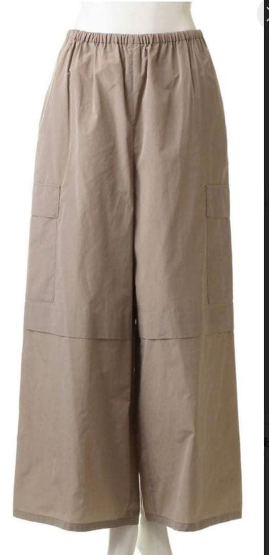 【エブール/ebure】ナチュラルドライタフタ カーゴライクパンツ