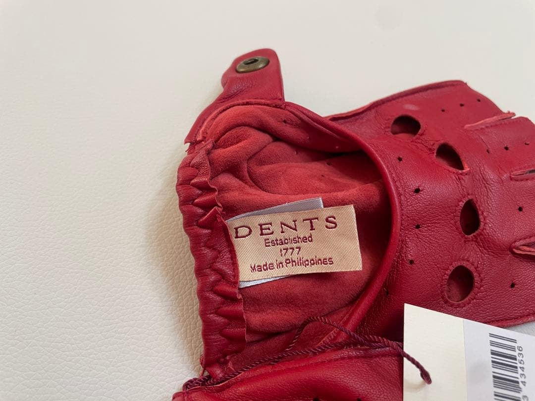 DENTS 新品羊革手袋 サイズS ベリー