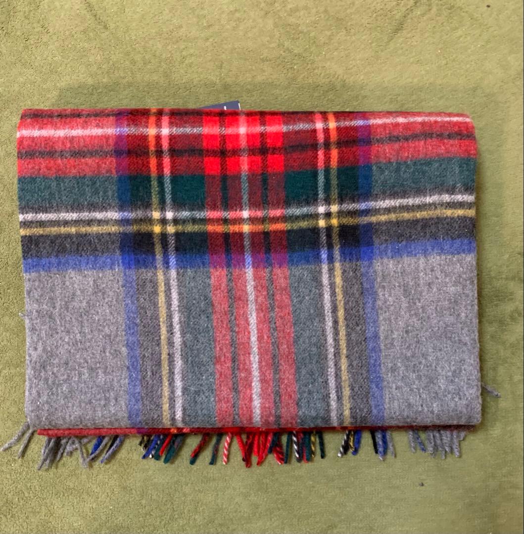 s*i様 ジョンストンズ大判　マフラー　スカーフ　グレースチュワートタータンチェ