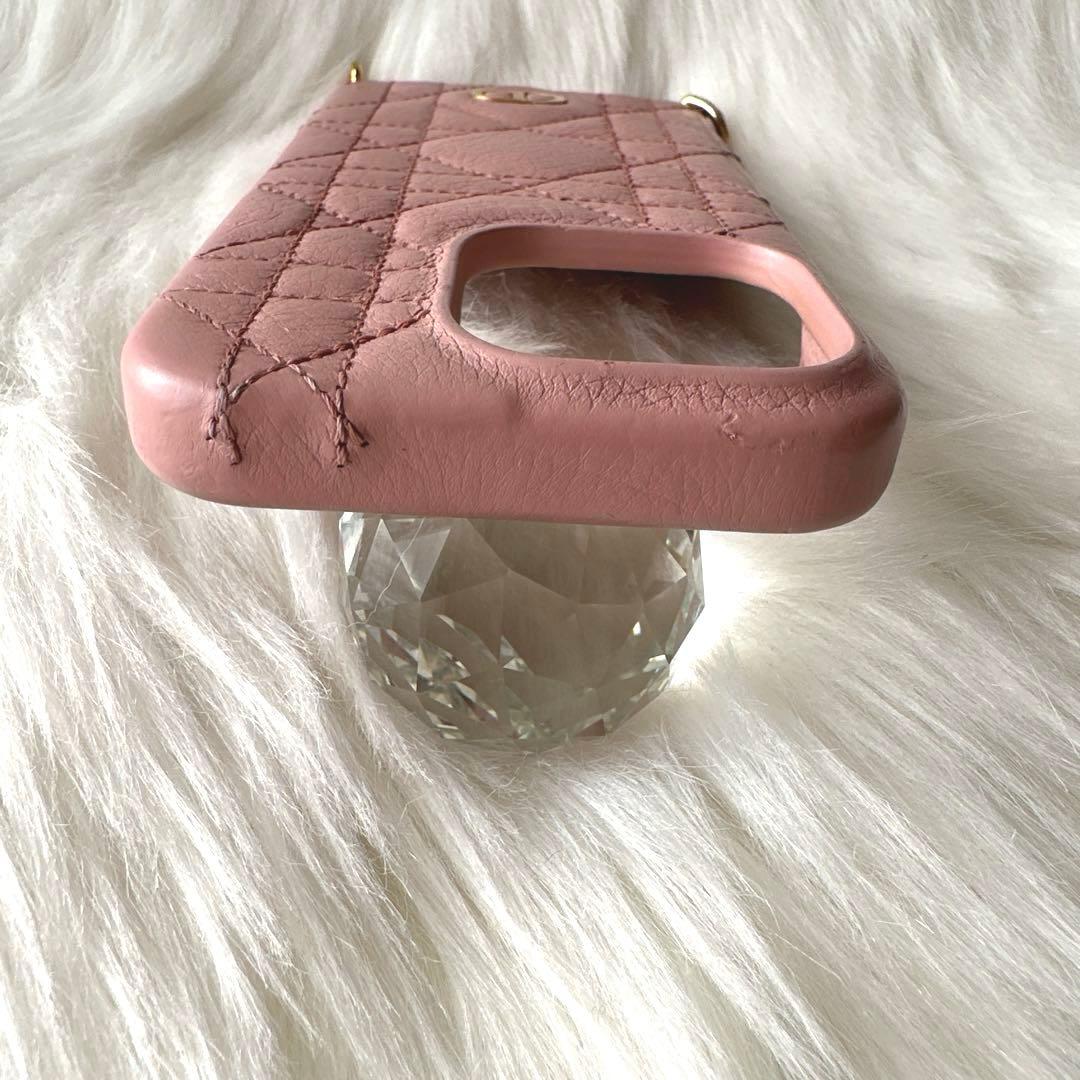 DIOR iPhone14pro ケース　ショルダーチェーン付き