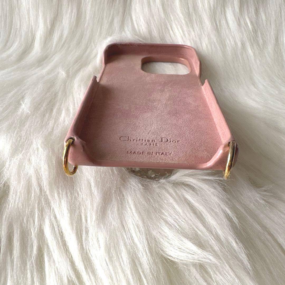 DIOR iPhone14pro ケース　ショルダーチェーン付き