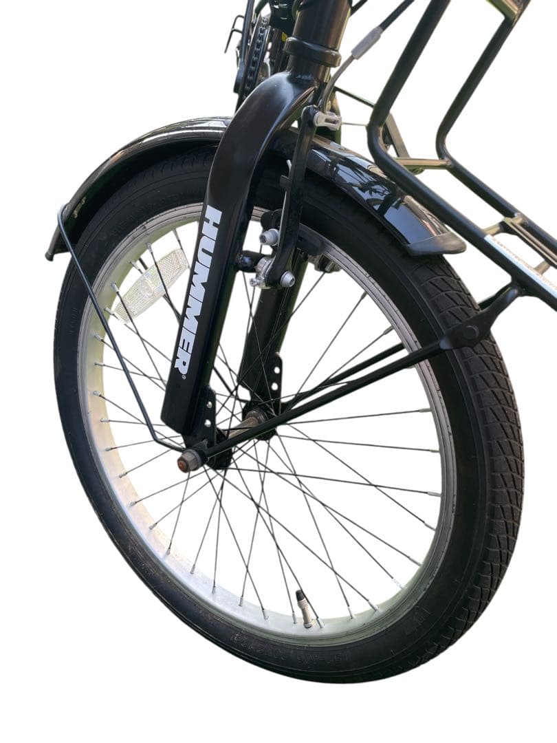 HUMMER ハマー 折りたたみ自転車 20インチ ブラック