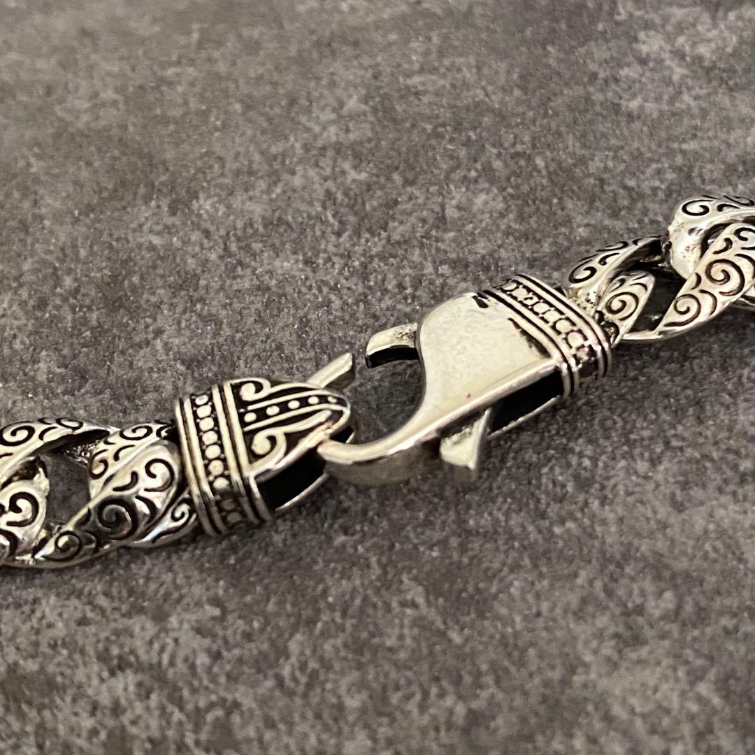 メキシカンジュエリー シルバー925 ブレスレット 喜平 チェーン ヴィンテージ