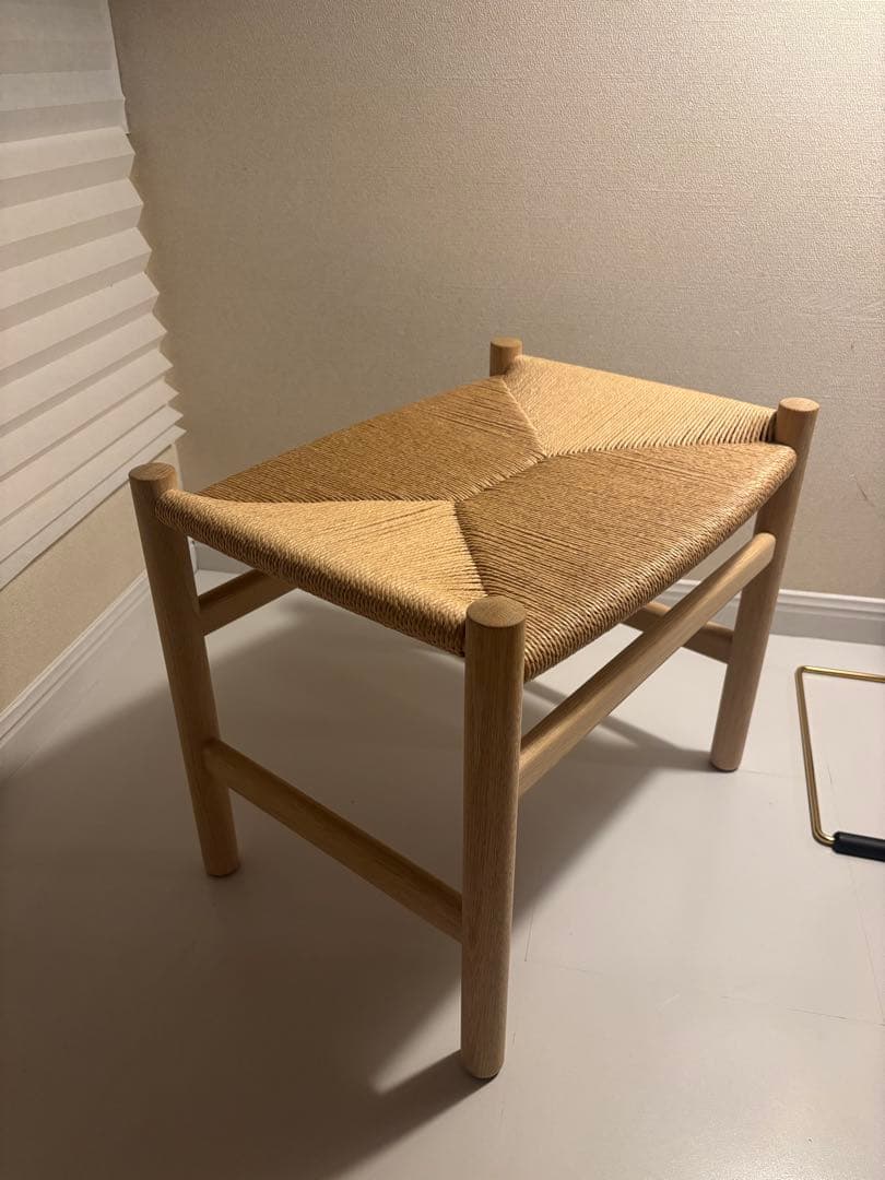 【美品】CH53 スツール オーク材 ソープ仕上げ / カール・ハンセン＆サン