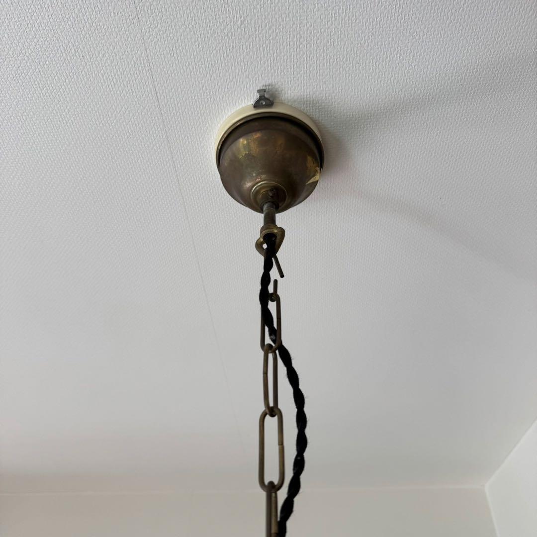 ミルクガラス ペンダントライト 照明 アンティーク