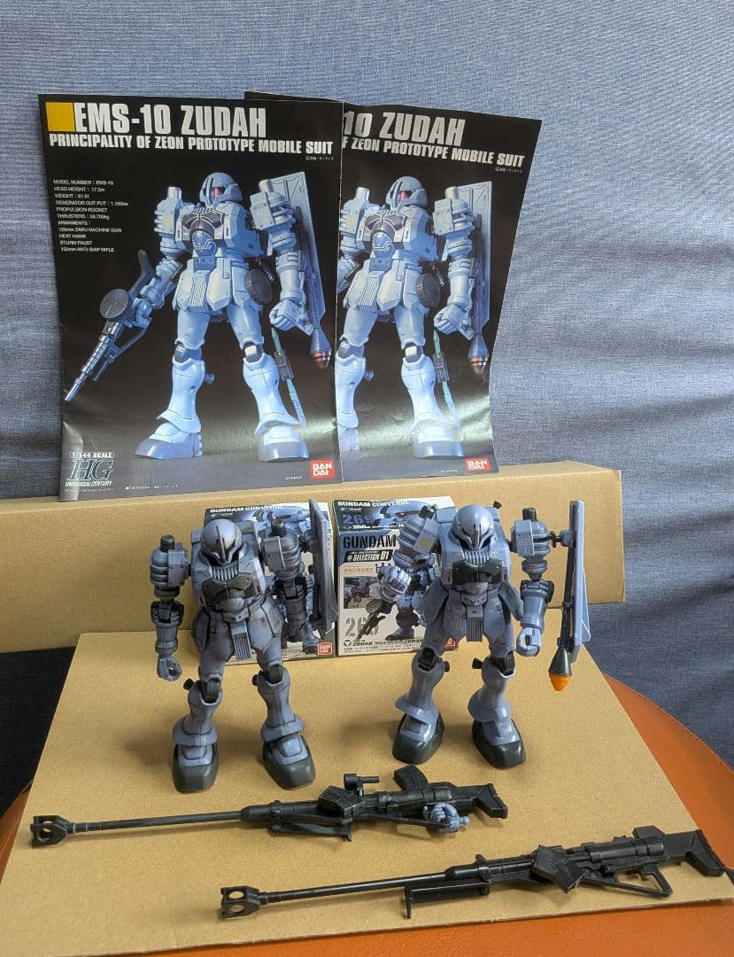 hg ツダ2機(組み立て済 塗装1機·素組1機)·GCツダ２個セット