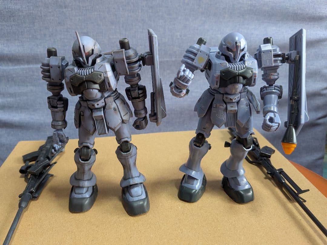 hg ツダ2機(組み立て済 塗装1機·素組1機)·GCツダ２個セット