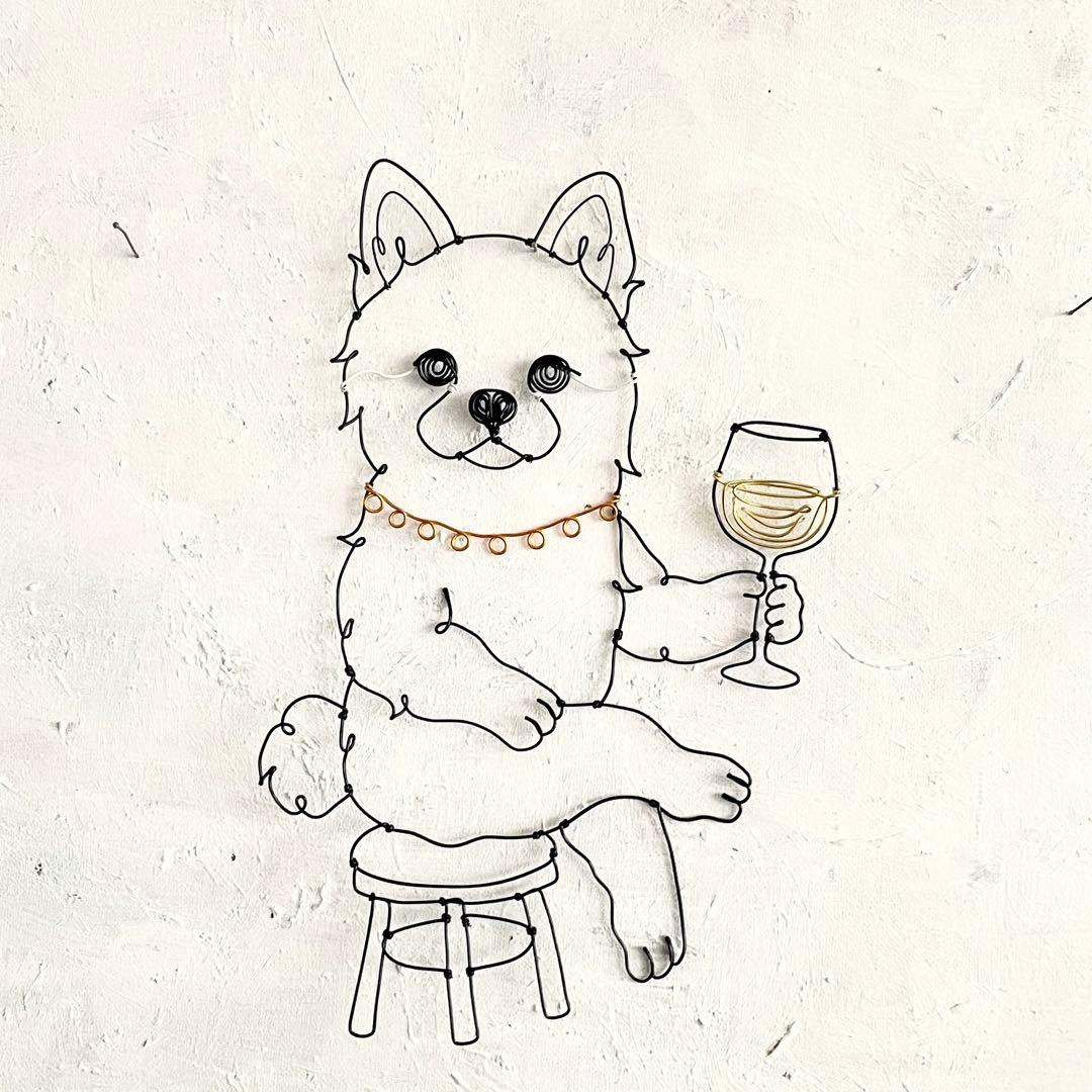 （専用）ワインシリーズ　ワイヤーアート