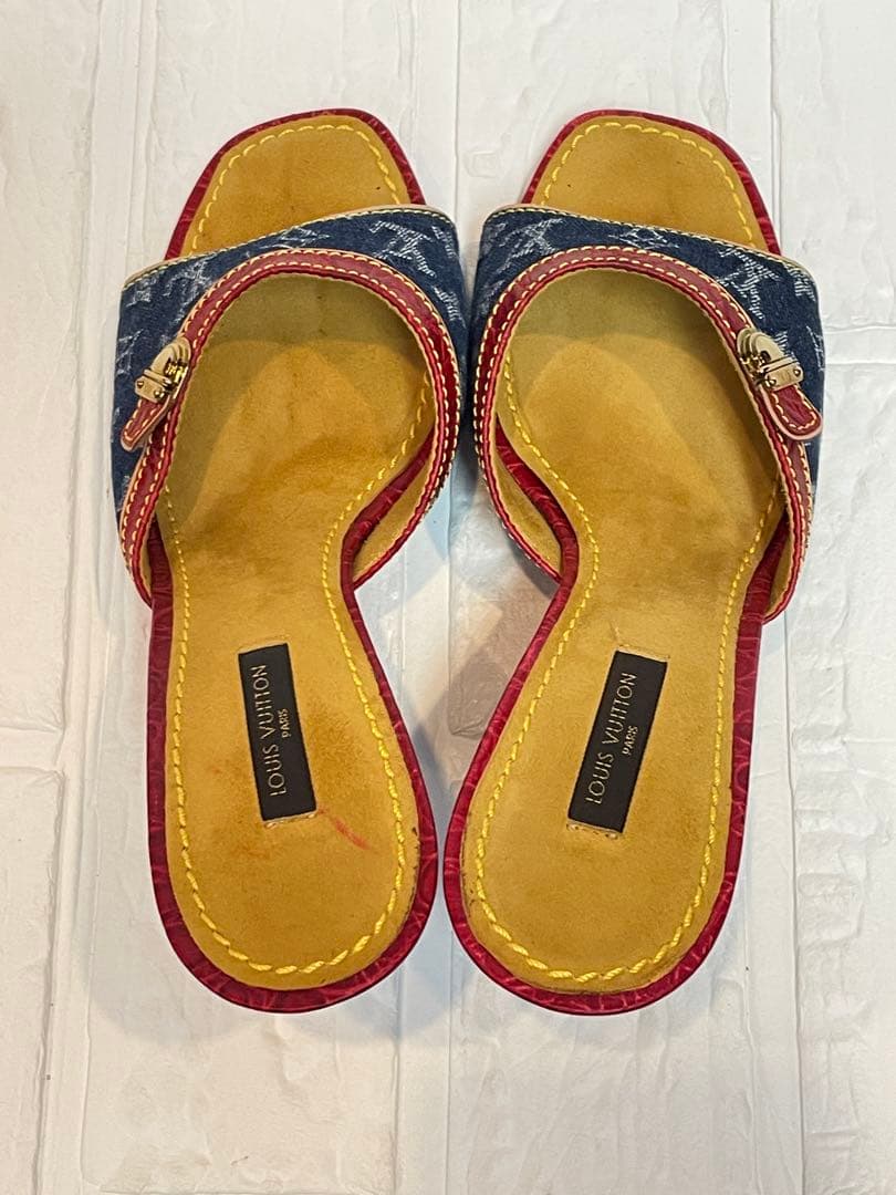 【良品】LOUIS VUITTONルイヴィトン　ミュール　❤︎