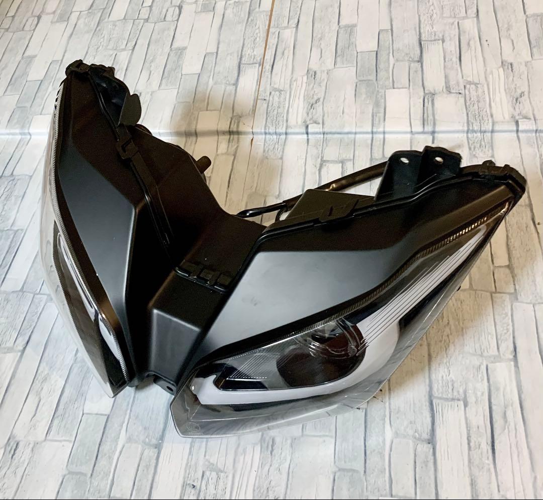 カスタム ヘッドライト NINJA250 ZX-6R ニンジャ250 イカリング