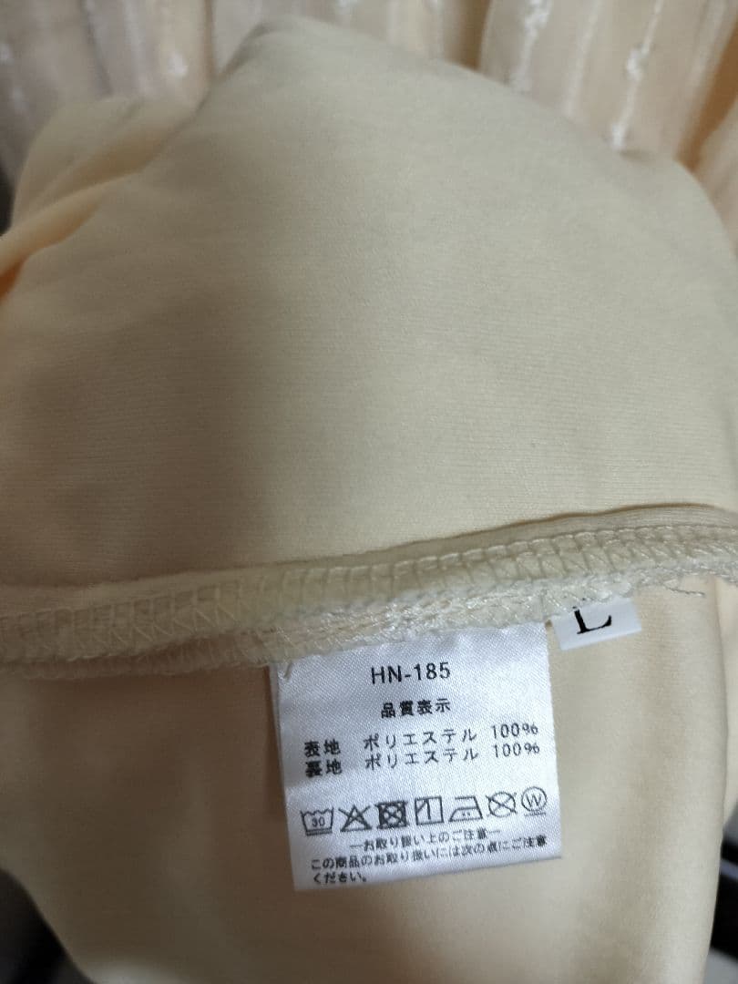 honono バルーンスリーブワンピース　授乳服　マタニティ　ワンピース　L