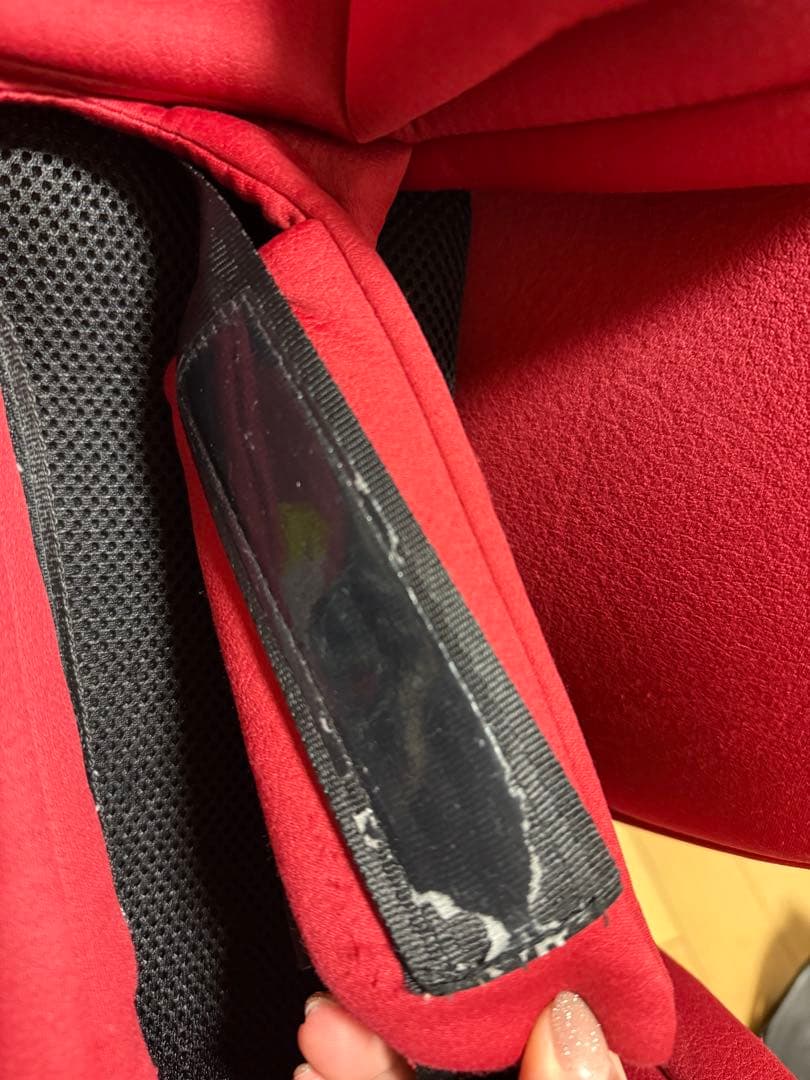 RECAROレカロ　ゼロワン　車用チャイルドシート レッド　新生児対応