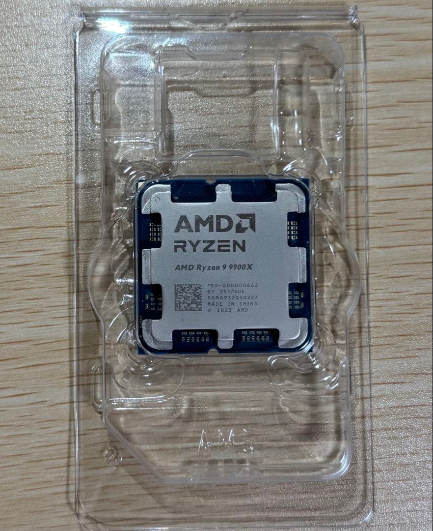 新品 動作保証 AMD Ryzen 9 9900X バルク品