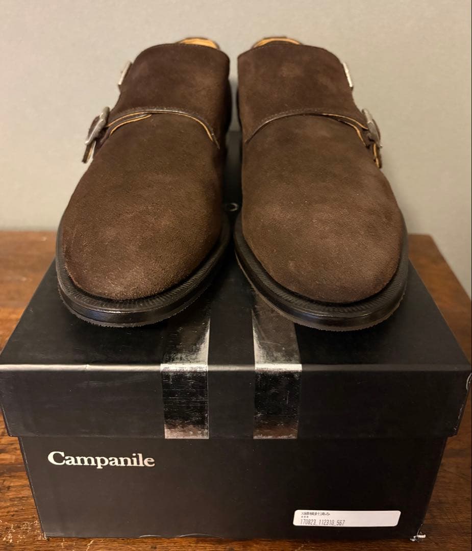 Campanile ダブルモンクストラップ 7レザーシューズ crockett