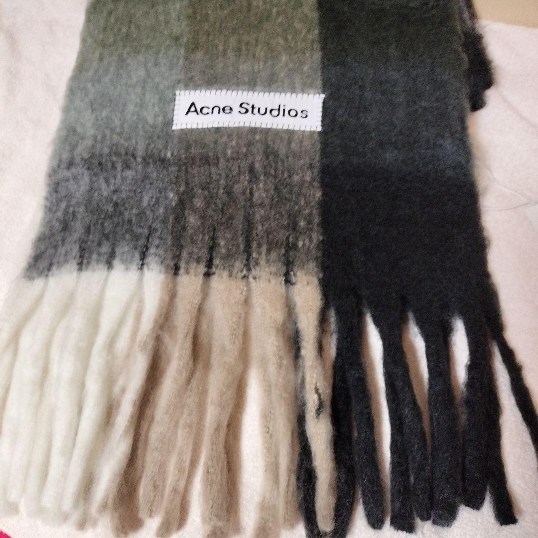 チェック マフラー　Acne Studios