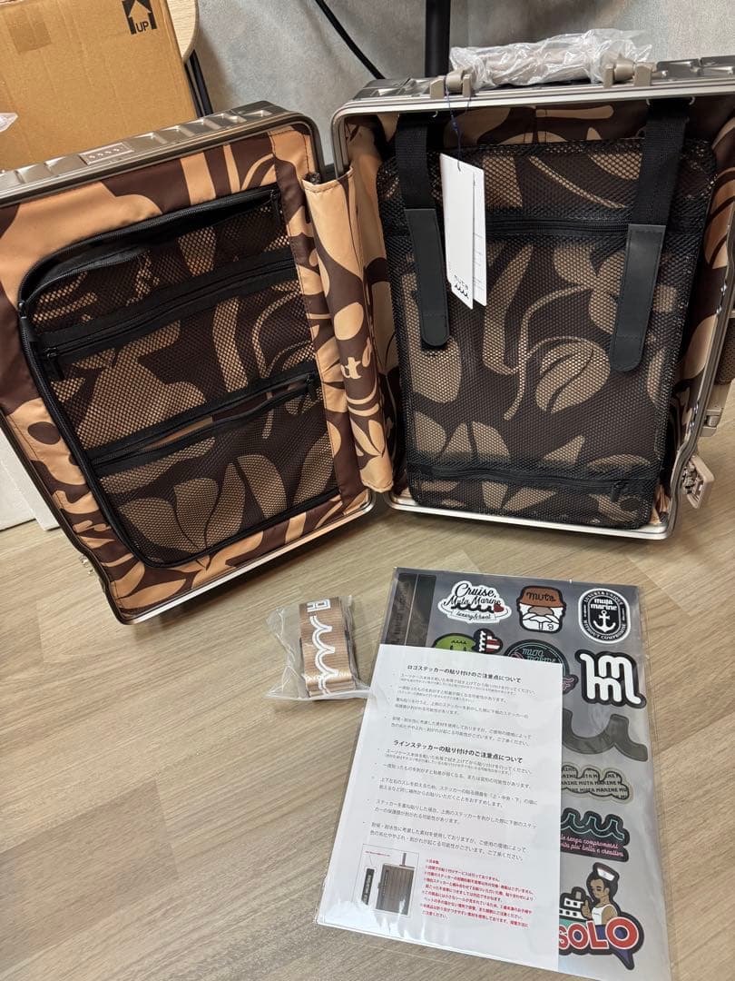 muta スーツケース38L キャリーカート チタンゴールド　新品、未使用