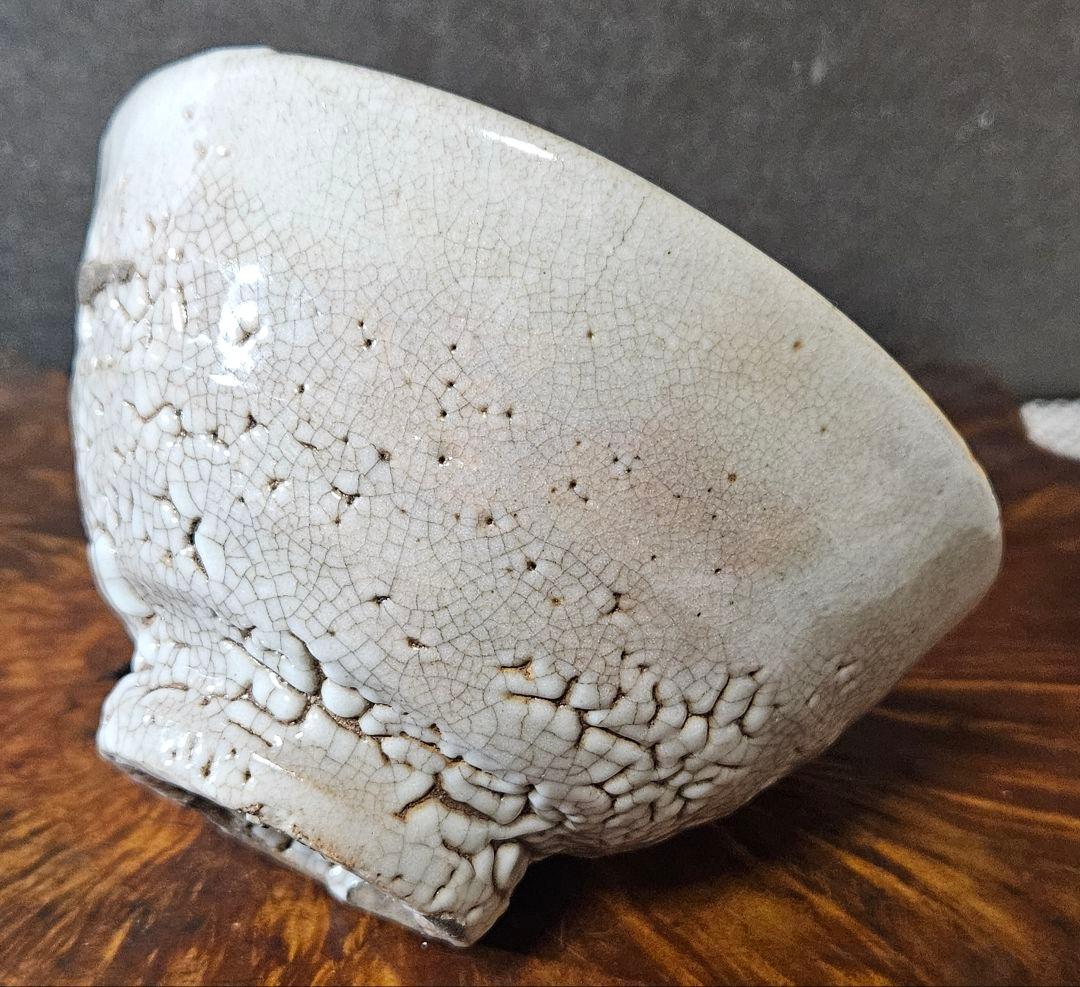 【名品❗】李氏朝鮮時代　李朝　井戸茶碗　高麗茶碗　梅花皮高台　古渡り茶碗　茶道具