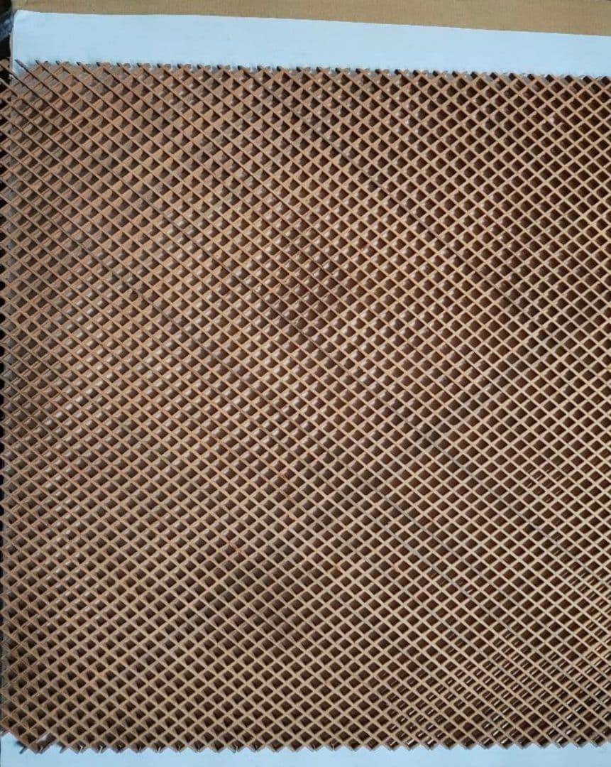 木製 網目状　組子　 工芸品　2枚価格　③