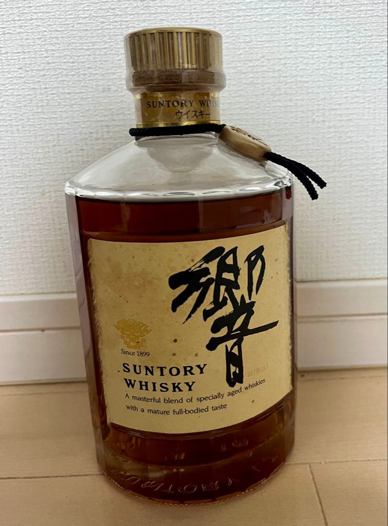 値下げ！初期【サントリー】響 向獅子 金キャップ 裏金ラベル 750ml 古酒