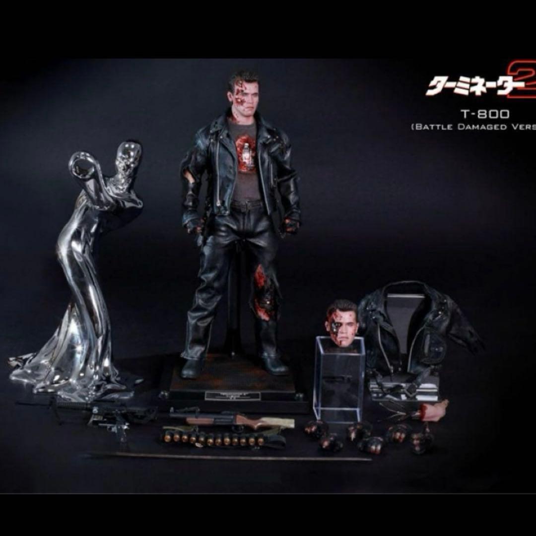 ホットトイズ　DX13　ターミネーター2　T-800　バトルダメージ