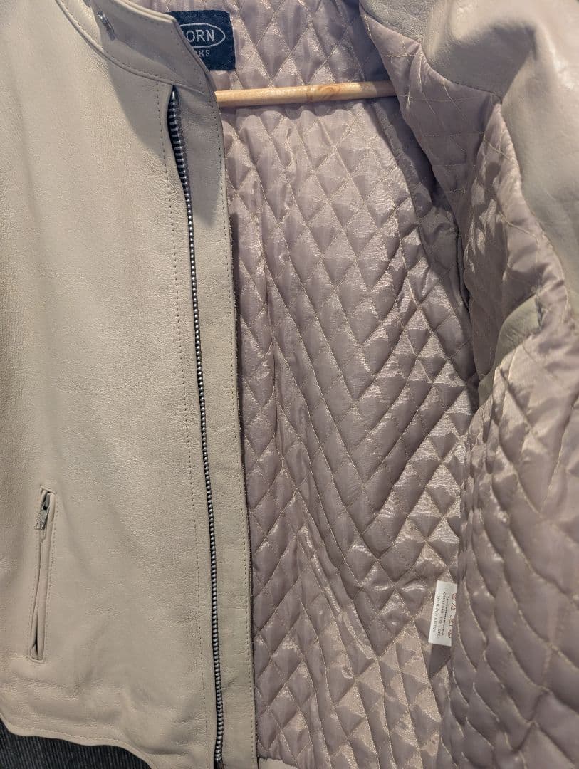 【早いもの勝ち】HORN WORKS レザー シングル ライダースジャケット