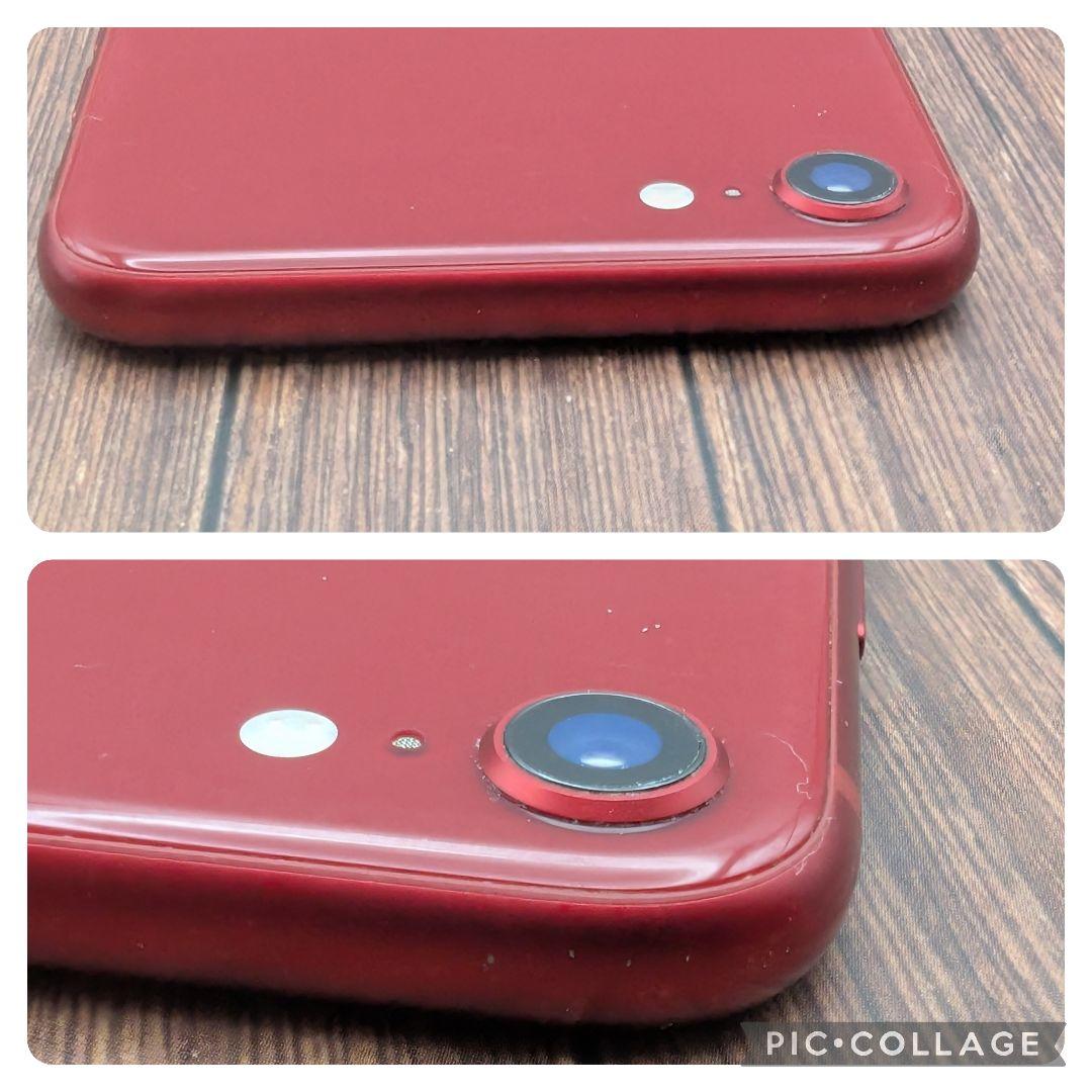 401 iPhoneSE3 RED 128GB【100%表示】バッテリー新品