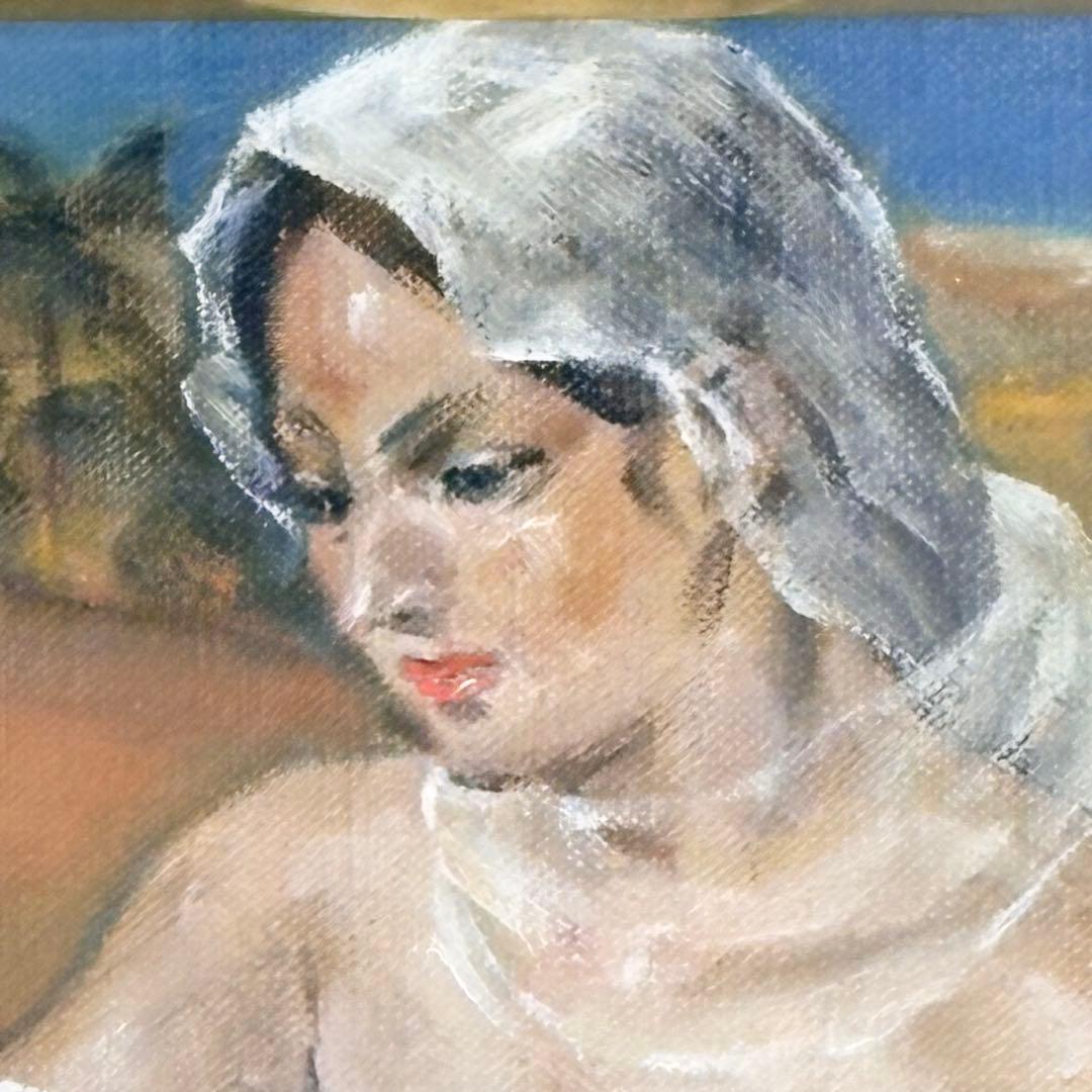 美術館収蔵画家 真野広 裸婦 美人画 油絵