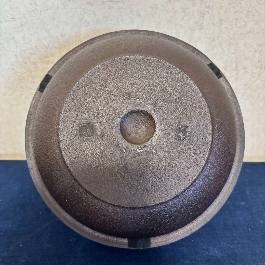 風炉 茶釜 電熱器 唐銅朝鮮風炉釜 野々田商店製電熱器 金森紹栄造 敷板 茶道具