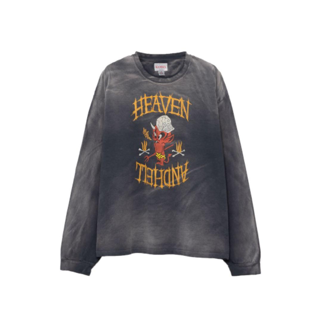 トップス KAMIYA RED DEVIL T-shirt BLACK