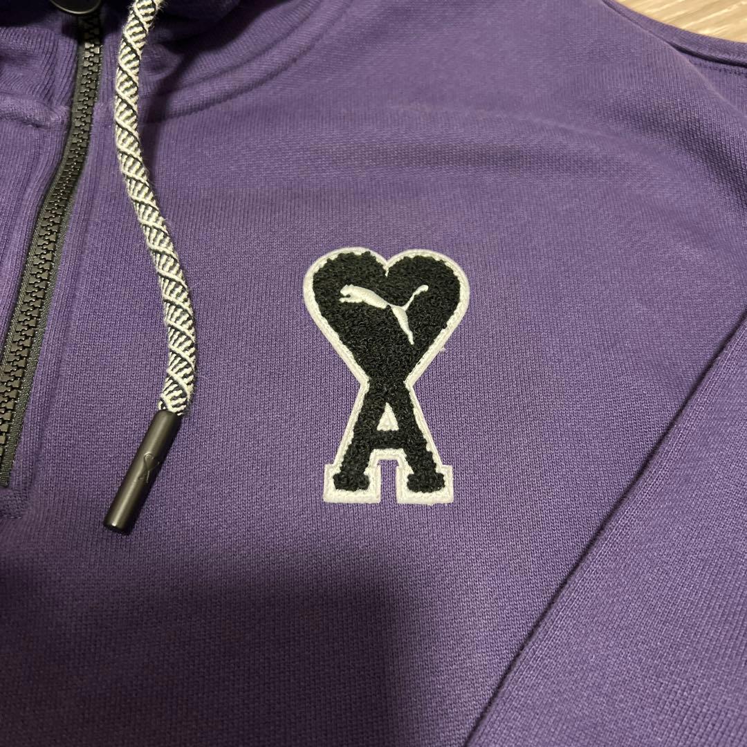 PUMA × AMI/プーマ×アミ HALF‐ZIP Lサイズ