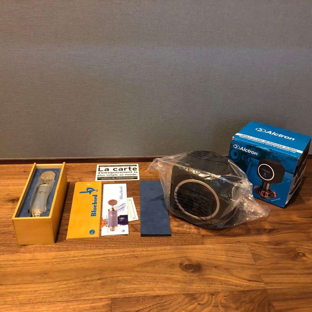 Bluebird ブルーバード コンデンサーマイク ジャンク品　ブルー