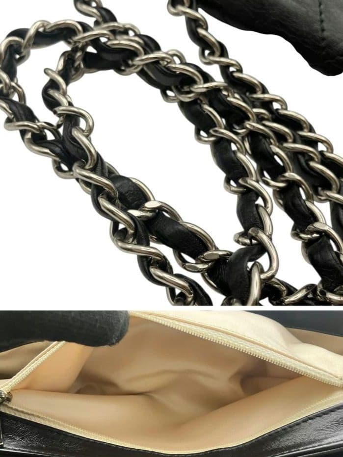 美品 CHANEL シャネル マトラッセ チェーン ショルダーバッグ シール