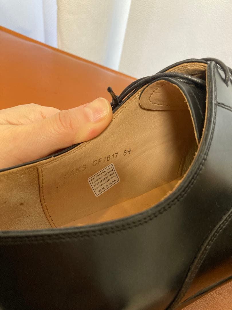 新品　cent felina 黒レザードレスシューズ