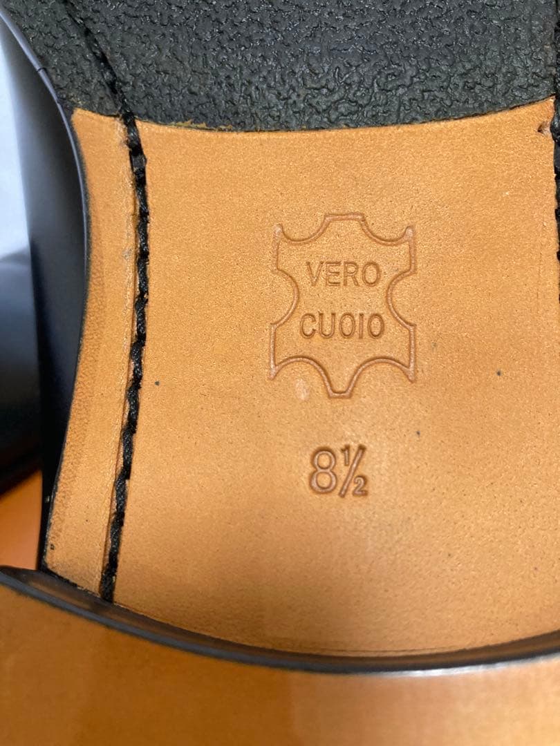 新品　cent felina 黒レザードレスシューズ