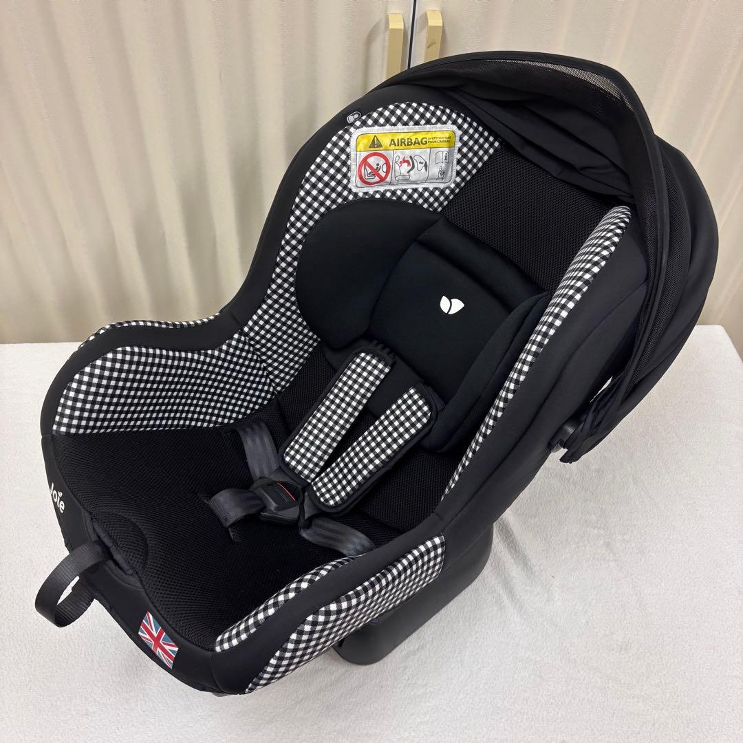 クリーニング済　☆美品☆　ジョイー　チルト　黒ギンガムチェック　幌付