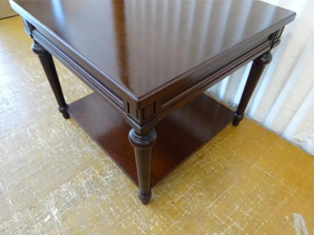 カリモク最高峰　ドマーニ　PROCEED　サイドテーブル　クラシック家具