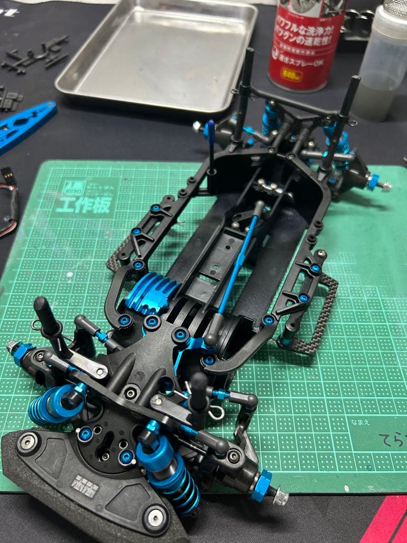 Tamiya M07R Mシャーシ OH済み 新品シャーシ、足回り タミヤ