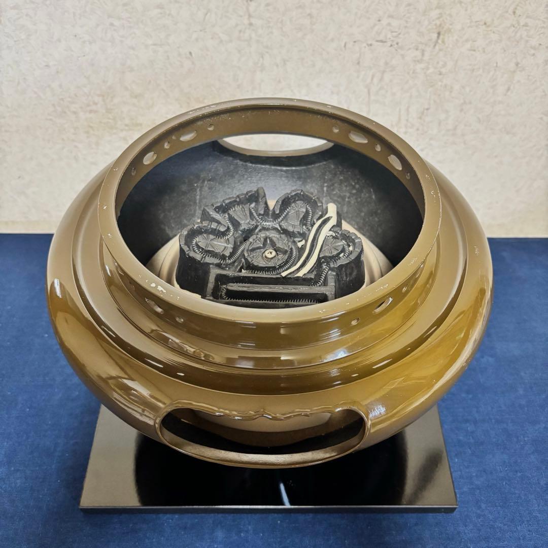 風炉 電熱器 志きの釜 野々田式朝鮮風炉 敷板 茶道具 お点前道具