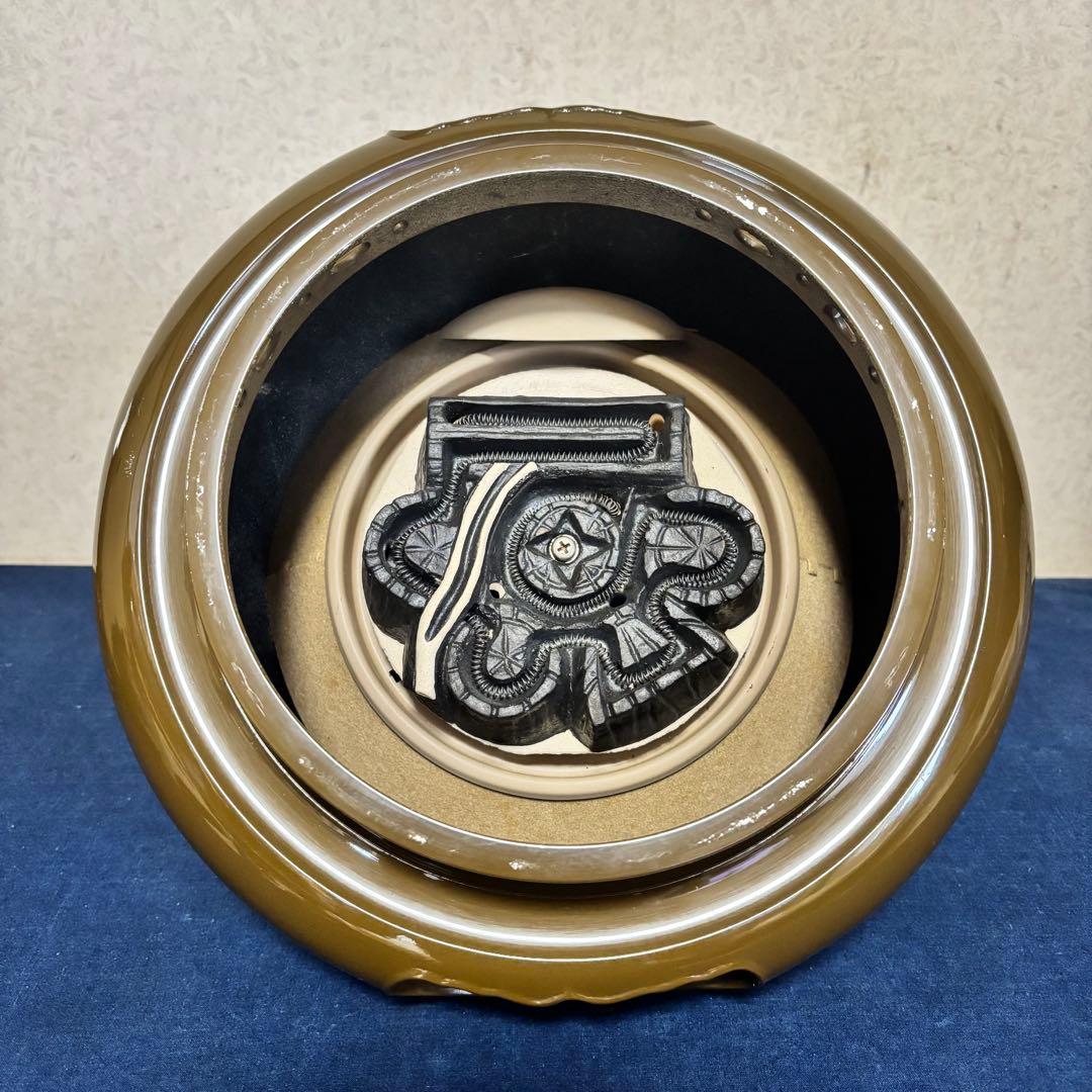 風炉 電熱器 志きの釜 野々田式朝鮮風炉 敷板 茶道具 お点前道具